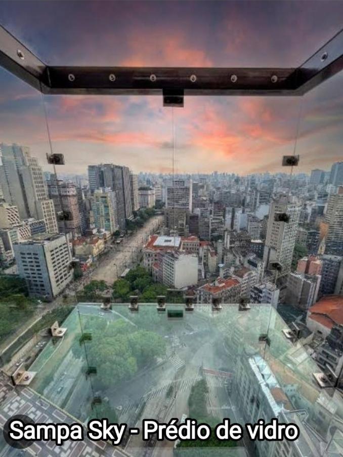 Studio Flex Com Garagem E Piscina No Centro De Sp ساو باولو المظهر الخارجي الصورة