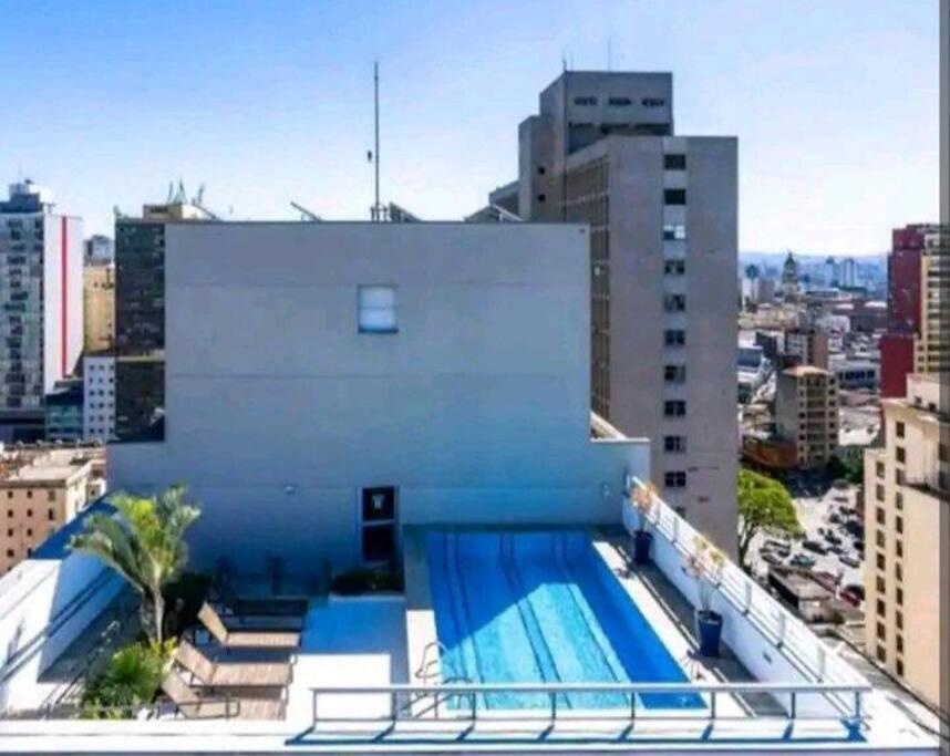 Studio Flex Com Garagem E Piscina No Centro De Sp ساو باولو المظهر الخارجي الصورة