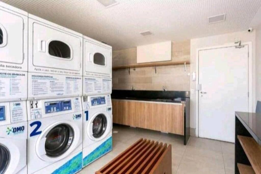 Studio Flex Com Garagem E Piscina No Centro De Sp ساو باولو المظهر الخارجي الصورة